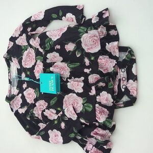 posh peanut 12-18 bodysuit twirl NWT